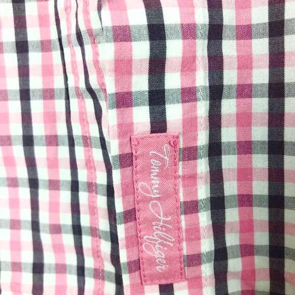 Used Women Small Tommy Hilfiger Button Down Shirt - Picture 4 of 6